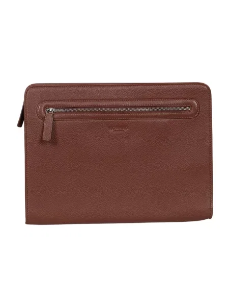 Torba na laptopa Howard London skórzana brązowa