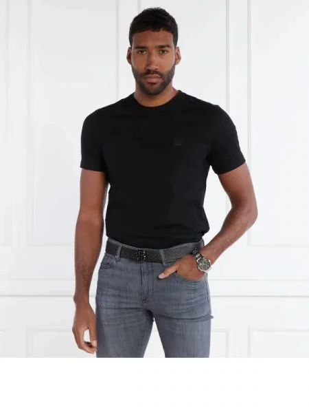 BOSS ORANGE Tricou Tales | Relaxed fit negru