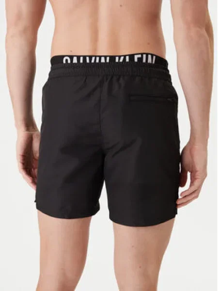 Calvin Klein Swimwear Úszónadrág Fekete fehér