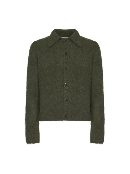 Sweter Dries Van Noten wełniany zielony