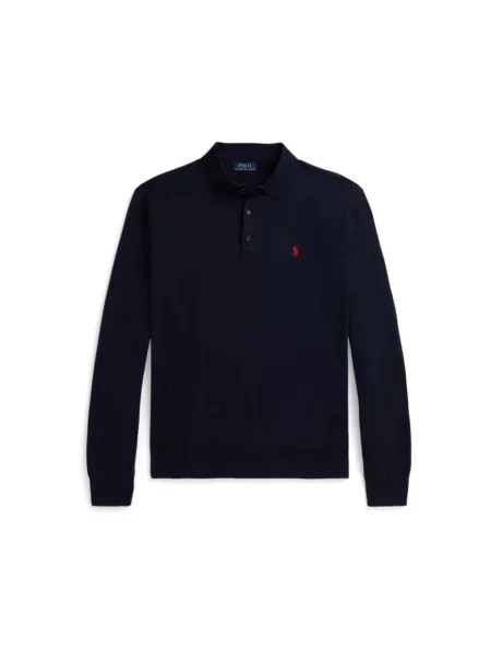 Koszulka polo o kroju Regular Fit z czystej bawełny Polo Ralph Lauren niebieskie