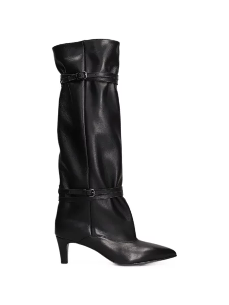 Cizme Strategia Shoes din piele negru
