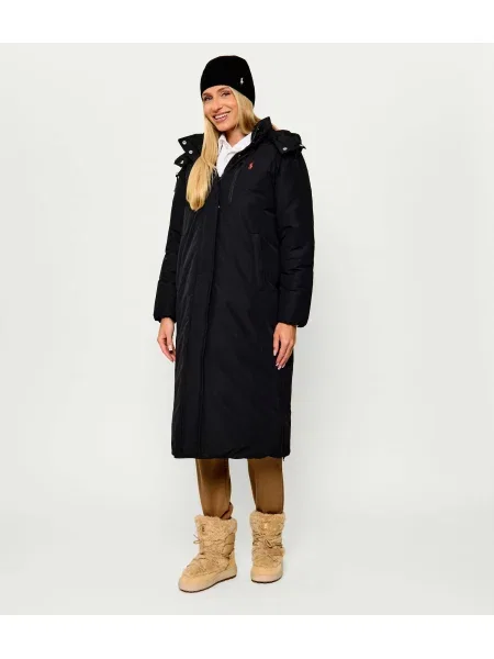POLO RALPH LAUREN De puf palton negru