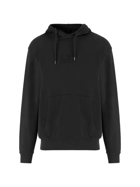 Pulover C.p. Company cu glugă negru