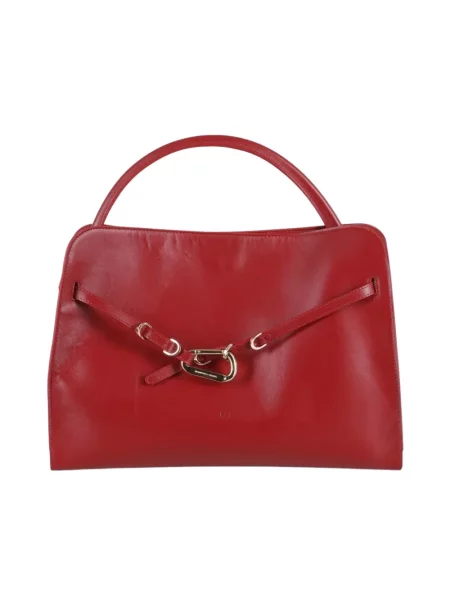 Torebka skórzana Francesco Biasia skórzana czerwona