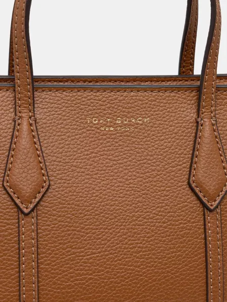 Кожаная сумка шоппер Tory Burch