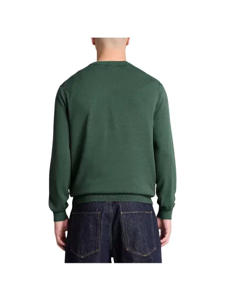 TIMBERLAND Sveter smaragdová / čierna zelená