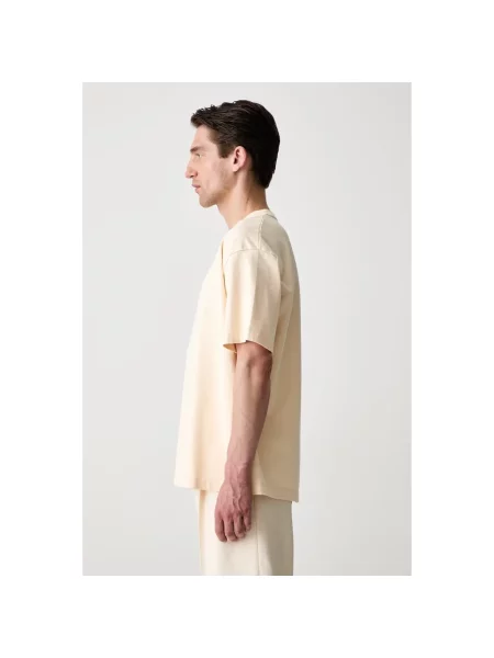 Drôle de Monsieur T-shirt Ornements beżowa