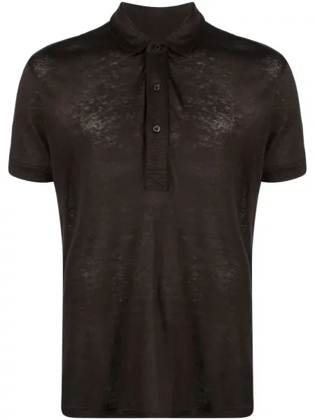 Scurt tricou polo Orlebar Brown maro