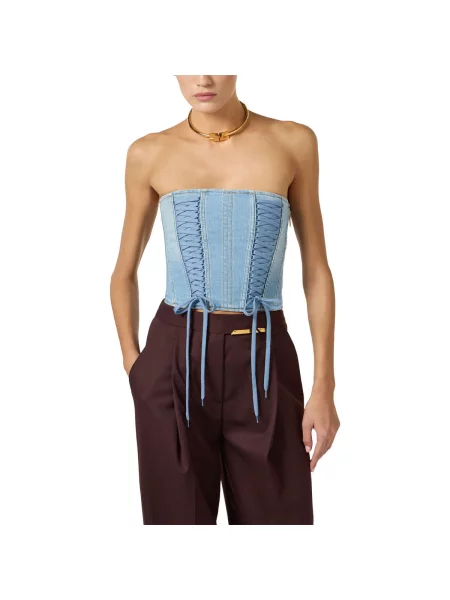 Top Elisabetta Franchi albastru
