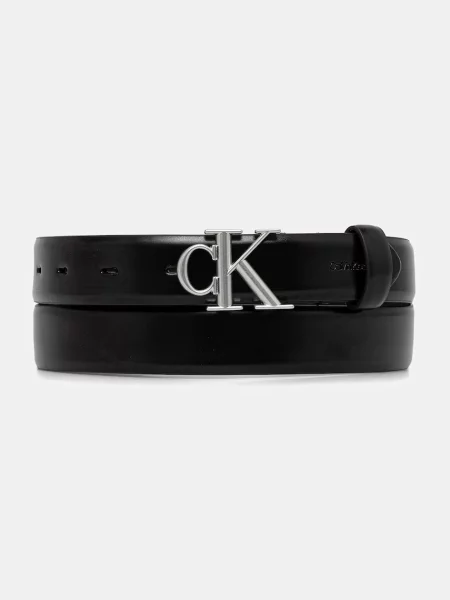 Calvin Klein curea pentru femei din piele negru