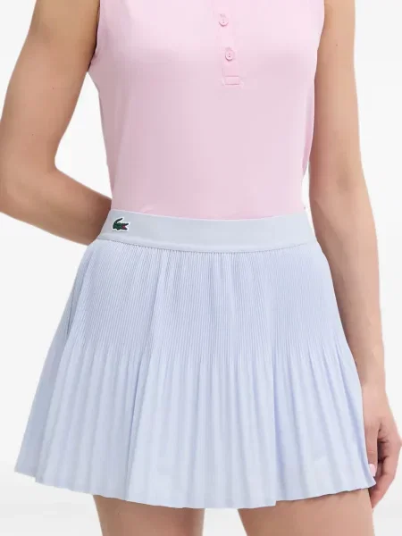 Fusta mini Lacoste cu autograf albastru