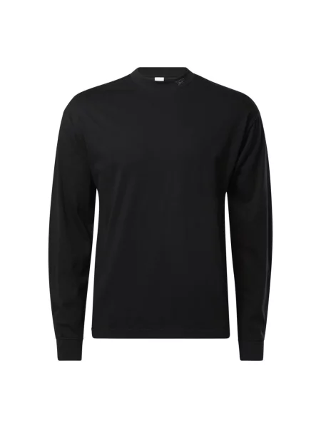 Majica z dolgimi rokavi Reebok z dolgimi rokavi črna