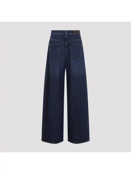 Jeansy Brunello Cucinelli niebieskie