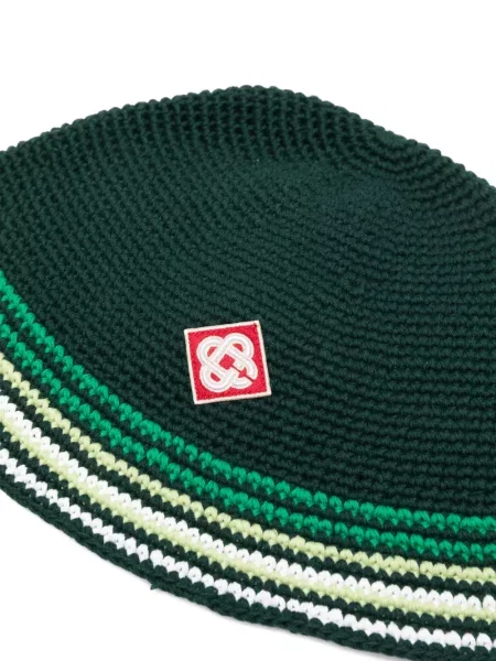 Pălărie Casablanca tricotate verde