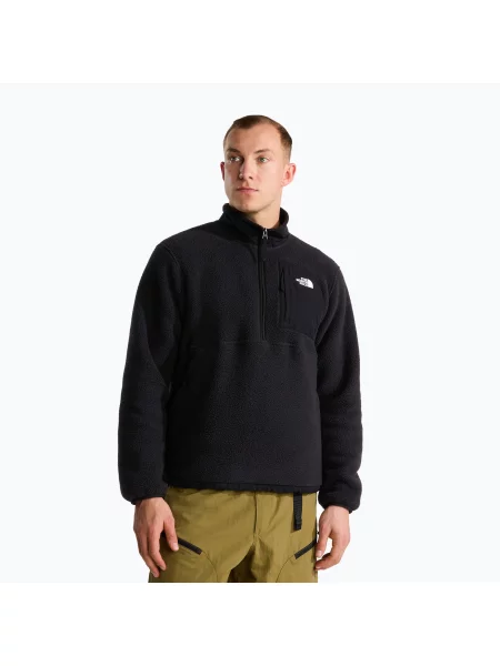 Hanorac din fleece The North Face din fleece negru