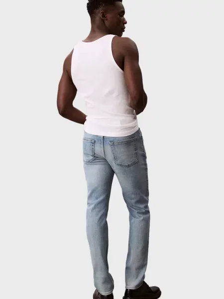 Прямые джинсы Calvin Klein синие