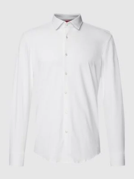 Koszula biznesowa o kroju slim fit model ‘KENNO’ Hugo biała