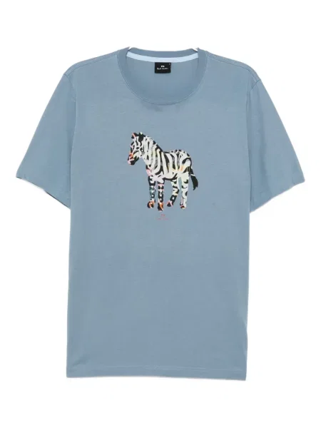 Tricou Ps Paul Smith cu imagine albastru