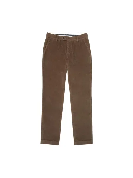 Spodnie Brooks Brothers sztruksowe zielone