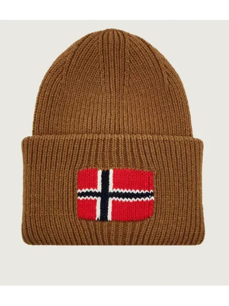Napapijri beanie férfi gyapjúval Evei barna