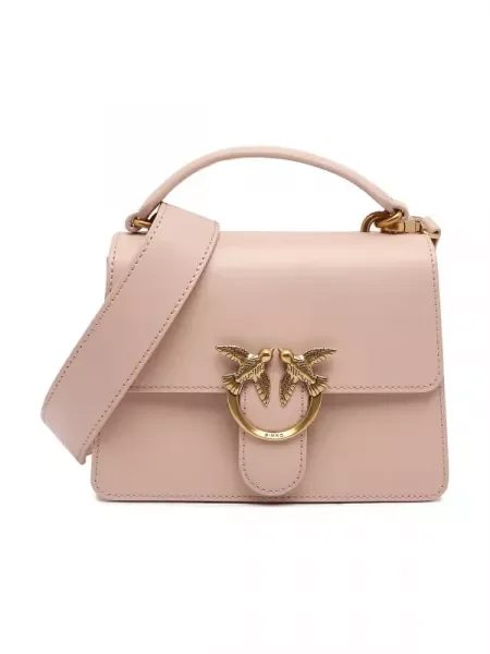 Pinko Bőr levéltáska Love One Top Handle Mini Light