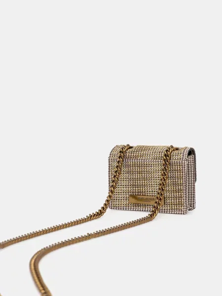 Kabelka Kurt Geiger London zlatá