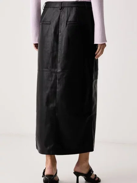 Кожаная юбка Karl Lagerfeld Jeans