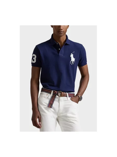 Polo Ralph Lauren Polo Granatowy Custom niebieska
