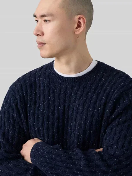 Sweter z czystej bawełny o kroju regular fit Levi's niebieski