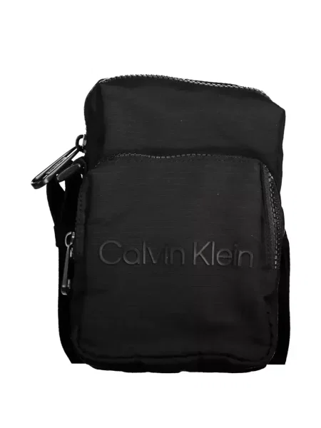 Geantă Calvin Klein cu autograf negru