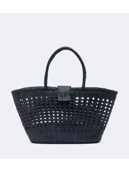 Geantă shopper Rixo din piele albastru