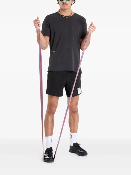 Šněrovací pruhované krajkové kalhoty Adidas modré