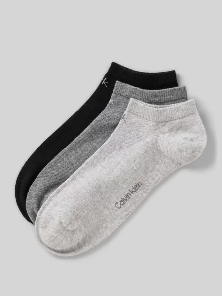 Krótkie skarpety z detalem z logo w zestawie 3 szt. Ck Calvin Klein