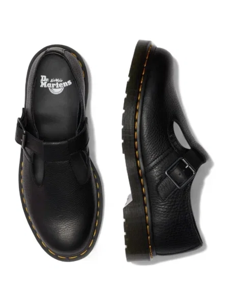 Bőr félcipő Dr. Martens fekete