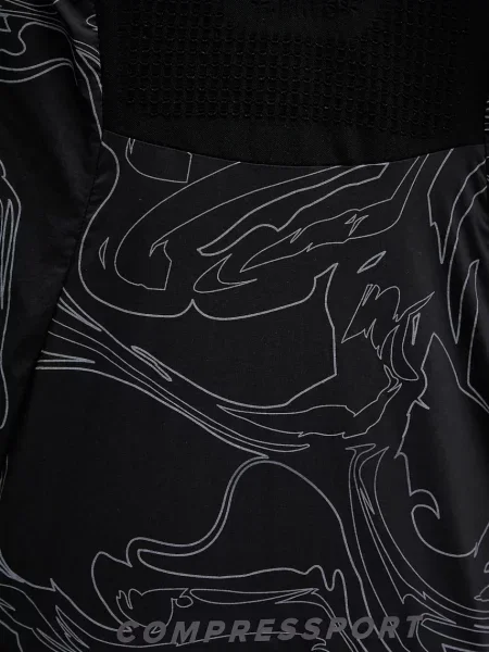 Ветрозащитная демисезонная куртка Compressport черная