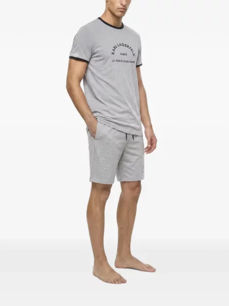 Scurt pijamale Karl Lagerfeld gri