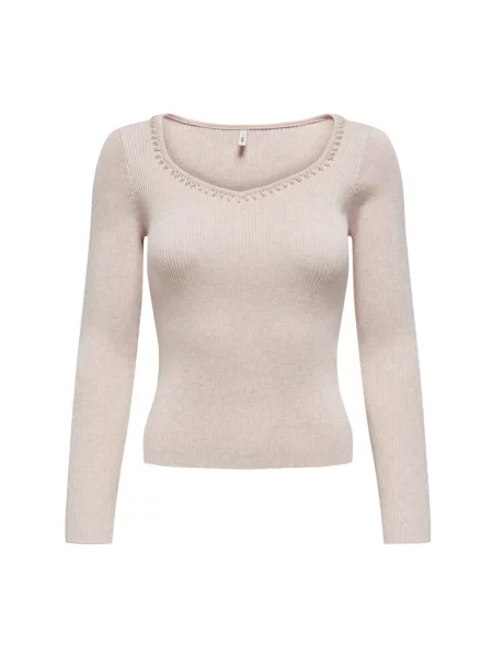 Sweter Only beżowy