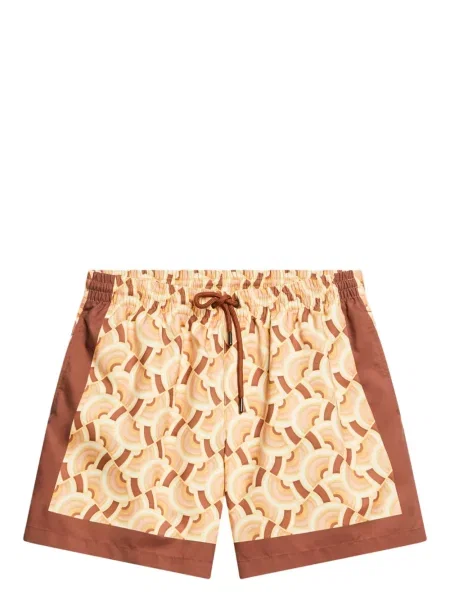 Slip de baie Dries Van Noten cu imagine cu imprimeu geometric