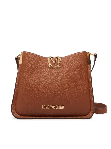 LOVE MOSCHINO Ročna torba rjava