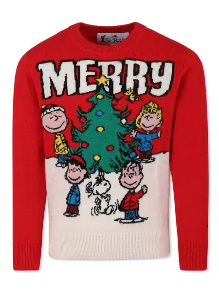 Sweter dziecięcy Mc2 Saint Barth czerwony