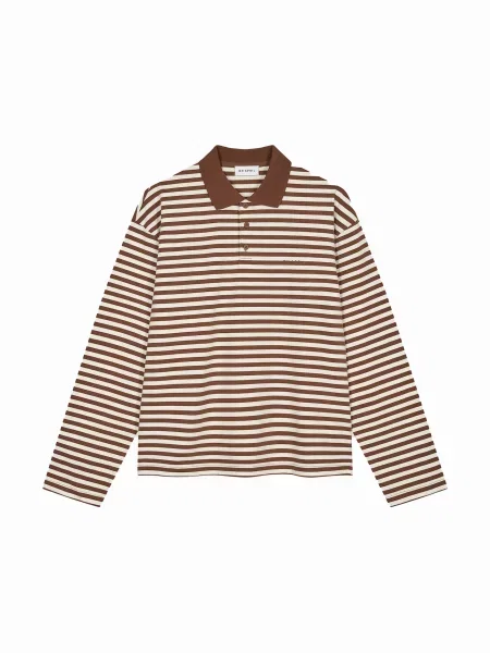 OH APRIL Tričko Jolina / offwhite hnědá