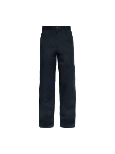 Spodnie Moncler z logo niebieskie