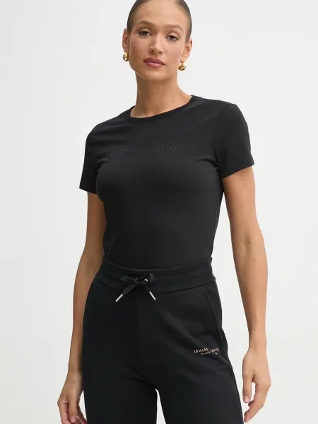 Armani Exchange tričko čierna