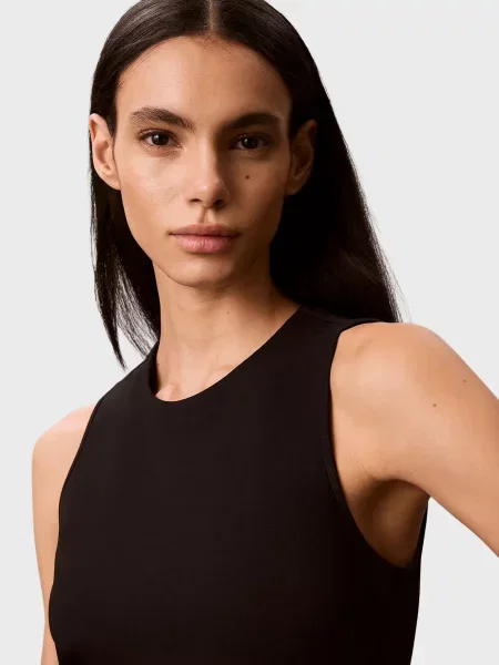 Расклешенное платье Calvin Klein черное