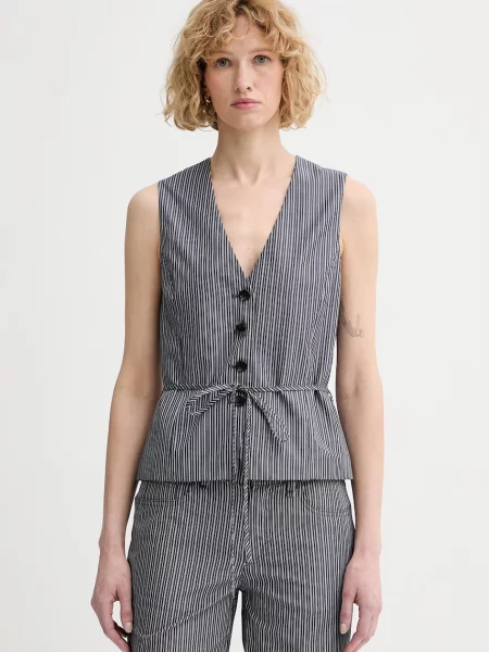 Rag & bone vestă cu un singur rând de damă din Paulette gri