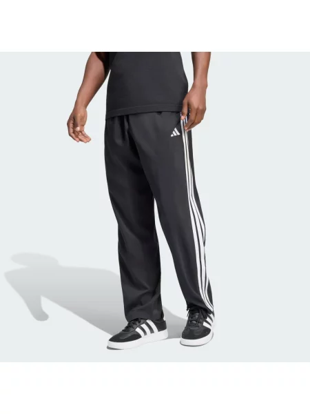 Tkané kalhoty se zúženými nohavicemi a otevřeným lemem Essentials Stanford Lite bílé