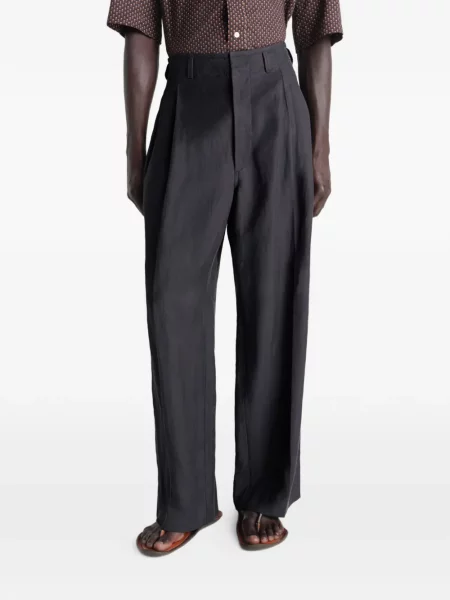 Pantaloni Lemaire plisate negru