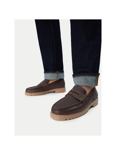 Guess Jeans Loafers καφέ