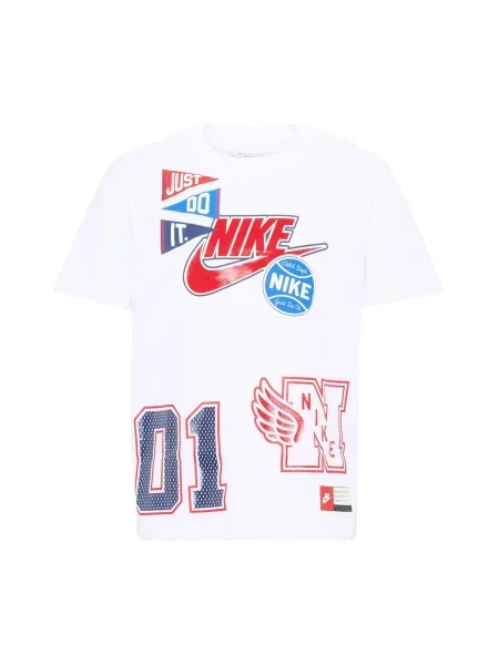 Nike Sportswear Tricou albastru regal / albastru închis / roșu alb